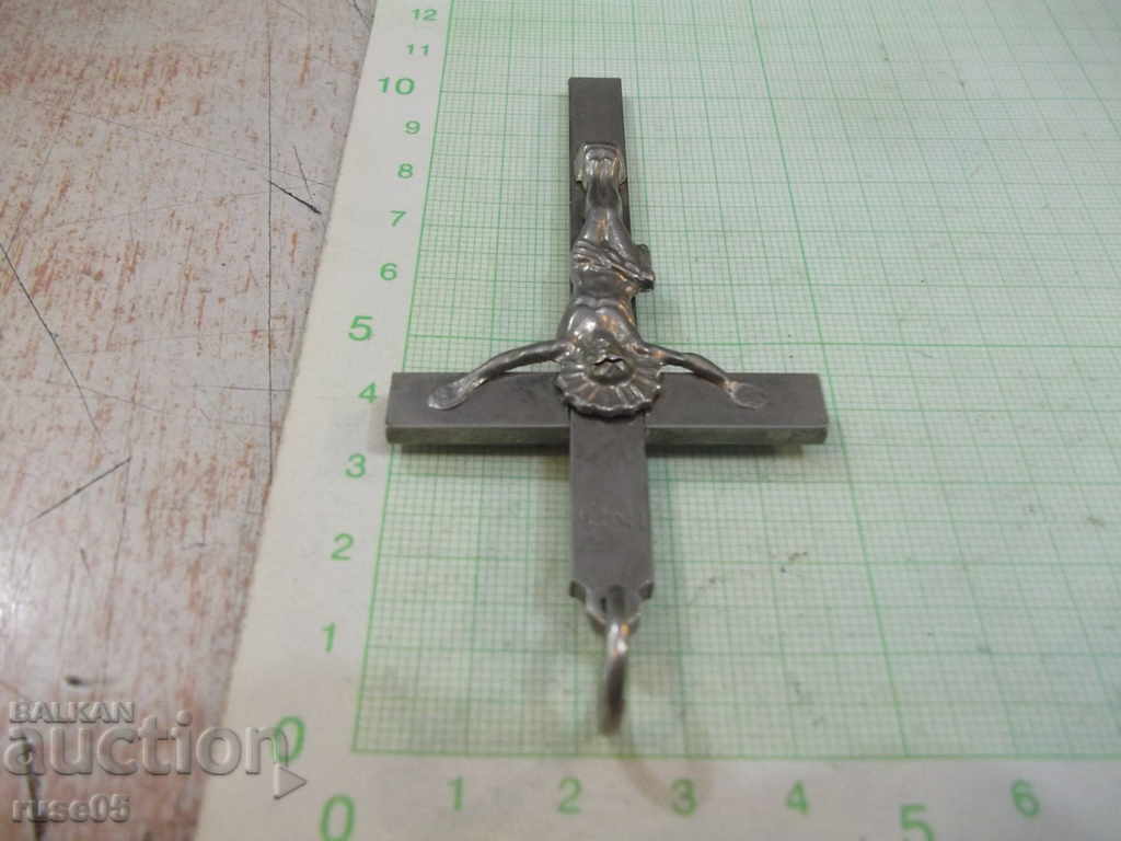 Cross with the crucifix made of white metal - 27.67 g. - 7 Cross with the crucifix made of white metal - 27.67 g. - 7