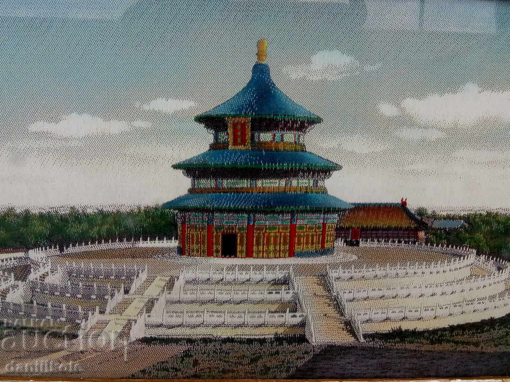 Livrarea *$*Y*$* TAPISERIE JAPONEZĂ DE MĂTASE ȚESUTĂ MÂNĂ - 1966 *$*Y*$*