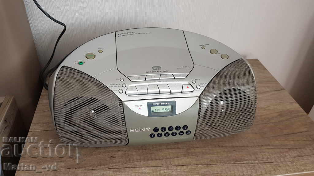 Radio cassette player SONY cfd-s100l