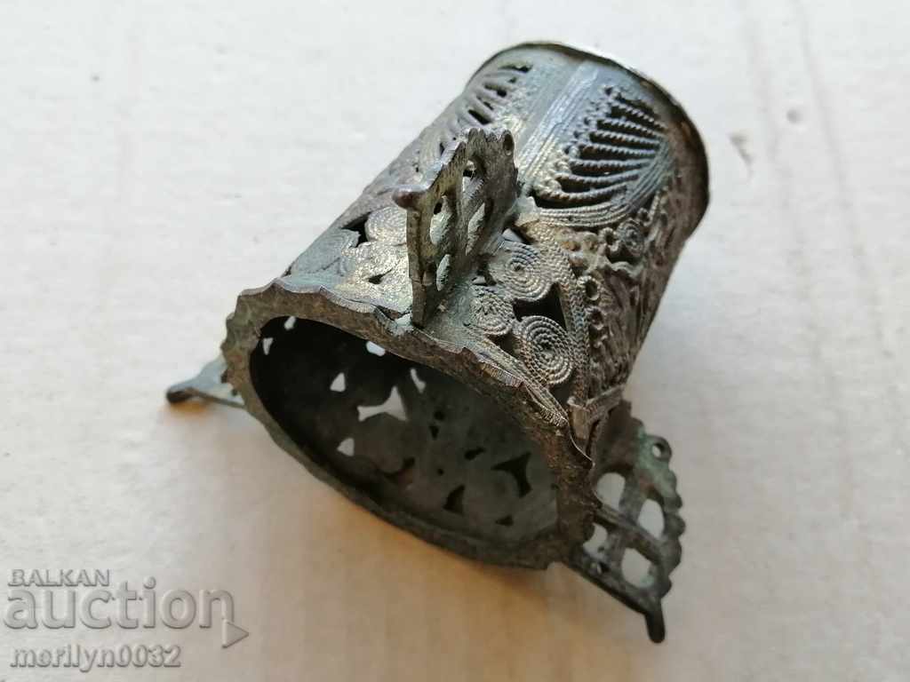 Old bronze cup from xndilo icon, religion, cross Jesus with price 39.00 BGN | € 19.94 Old bronze cup from xndilo icon, religion, cross Jesus with price 39.00 BGN | € 19.94