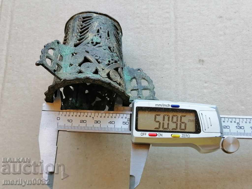 Old bronze cup from xndilo icon, religion, cross Jesus - 5 Old bronze cup from xndilo icon, religion, cross Jesus - 5