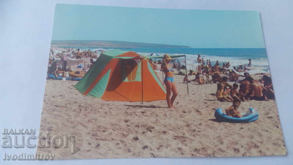 Postcard Overview The Beach 1980