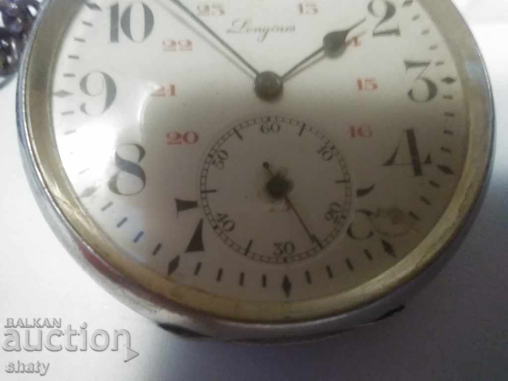 Pocket silver watch Longin - 5 Pocket silver watch Longin - 5