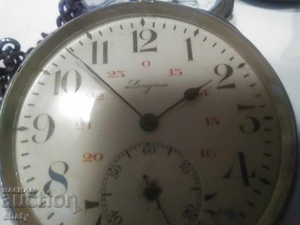 Pocket silver watch Longin - 6 Pocket silver watch Longin - 6