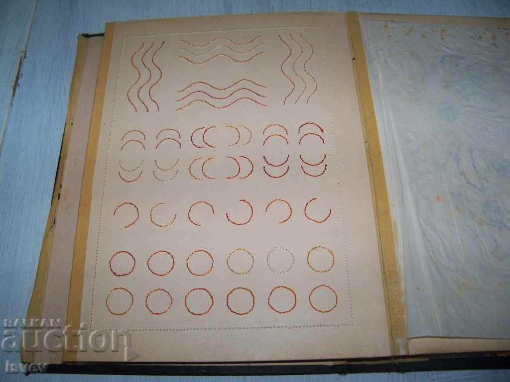 Old album for embroidery before 1944. - 5