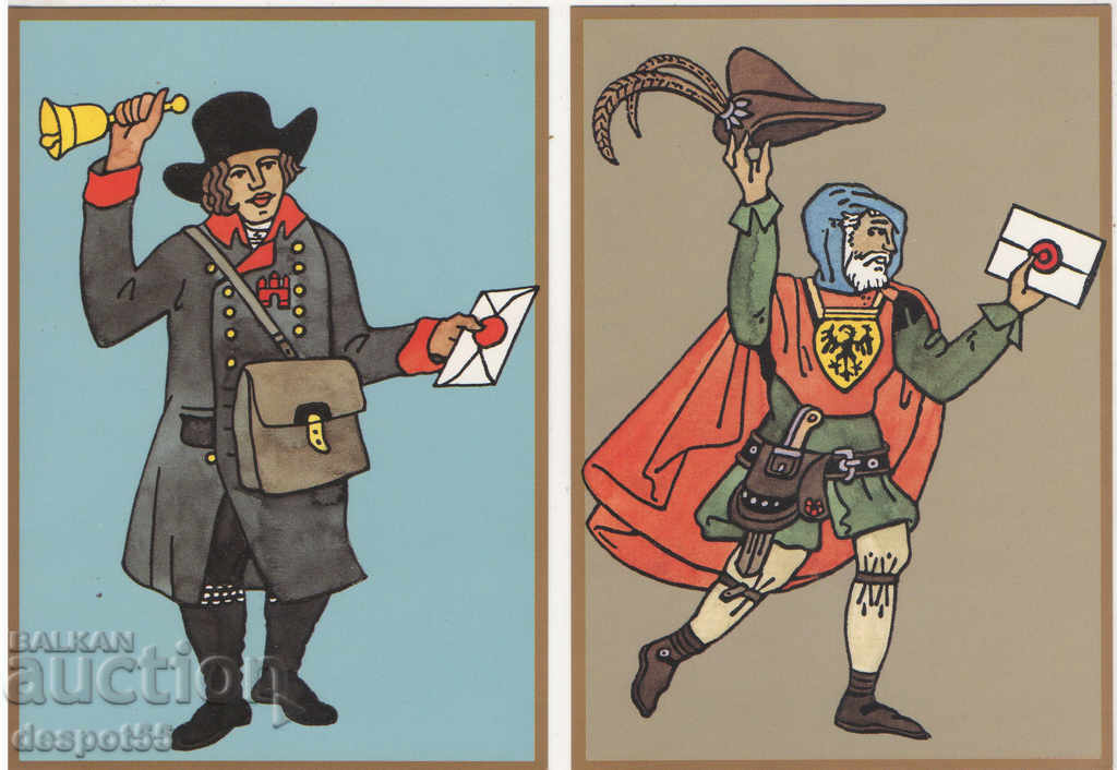 Auction Germany. Ten brand new postcards. First series. Auction Germany. Ten brand new postcards. First series.