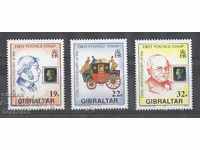 1990. Gibraltar. 150 de ani de la primul timbru poștal.