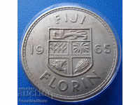 Fiji 2 Shilling 1965 UNC Rare