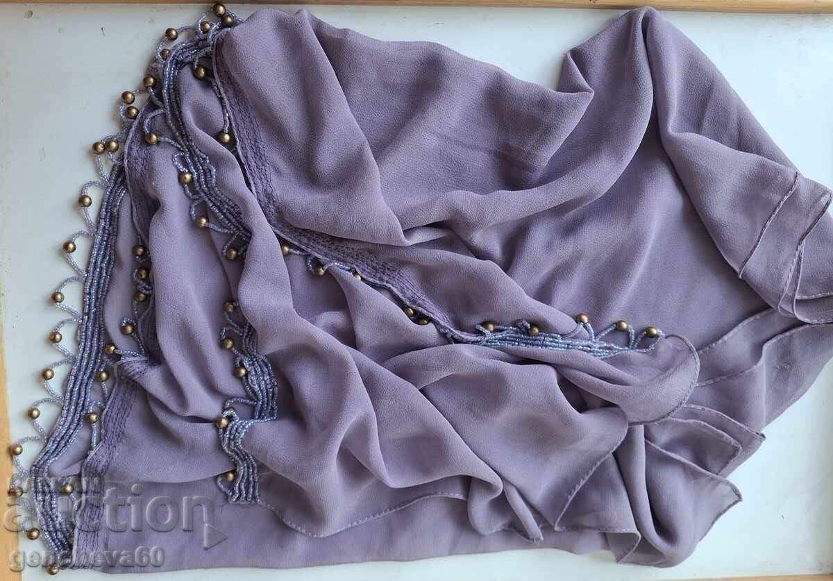 Delivery of Large beaded belt and scarf, shawl with beads