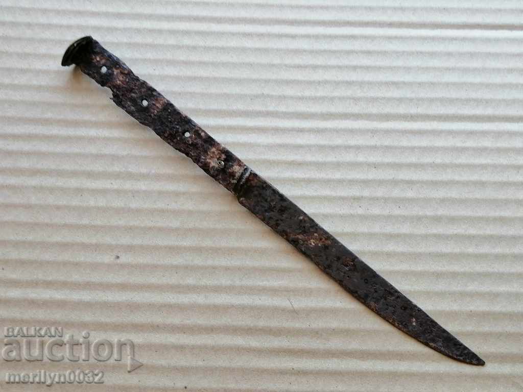 Old Ottoman knife, dagger fist blade - 6 Old Ottoman knife, dagger fist blade - 6