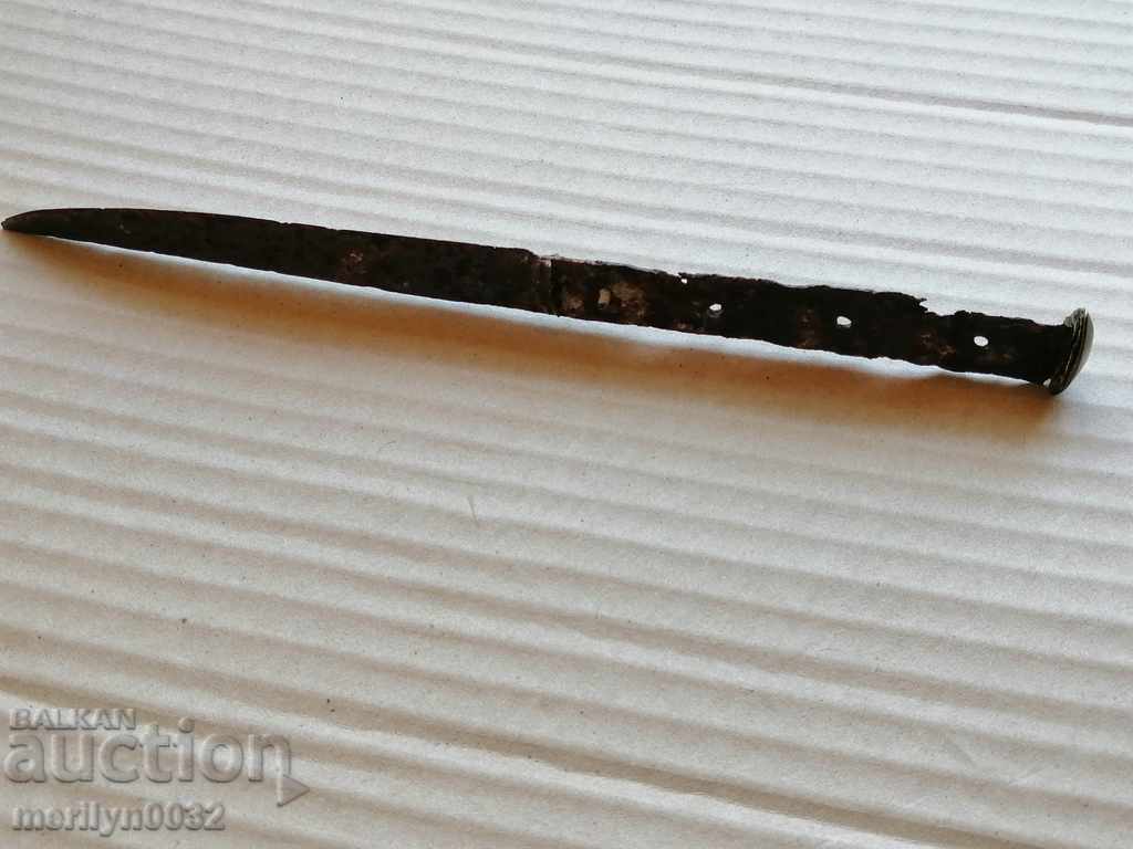 Old Ottoman knife, dagger fist blade - 7 Old Ottoman knife, dagger fist blade - 7