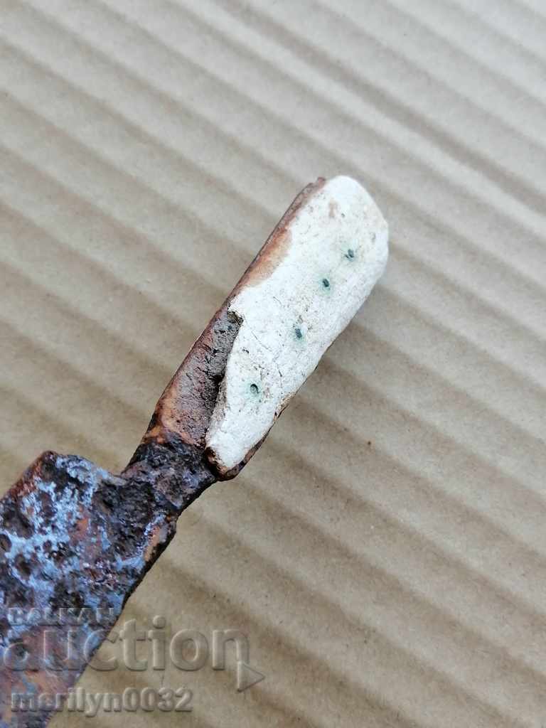 Vechi cuțit de tip otoman cu teacă, pumnal, cuțit, lamă - 7 Vechi cuțit de tip otoman cu teacă, pumnal, cuțit, lamă - 7