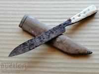 Old knife ottoman type with a dagger dagger fist blade