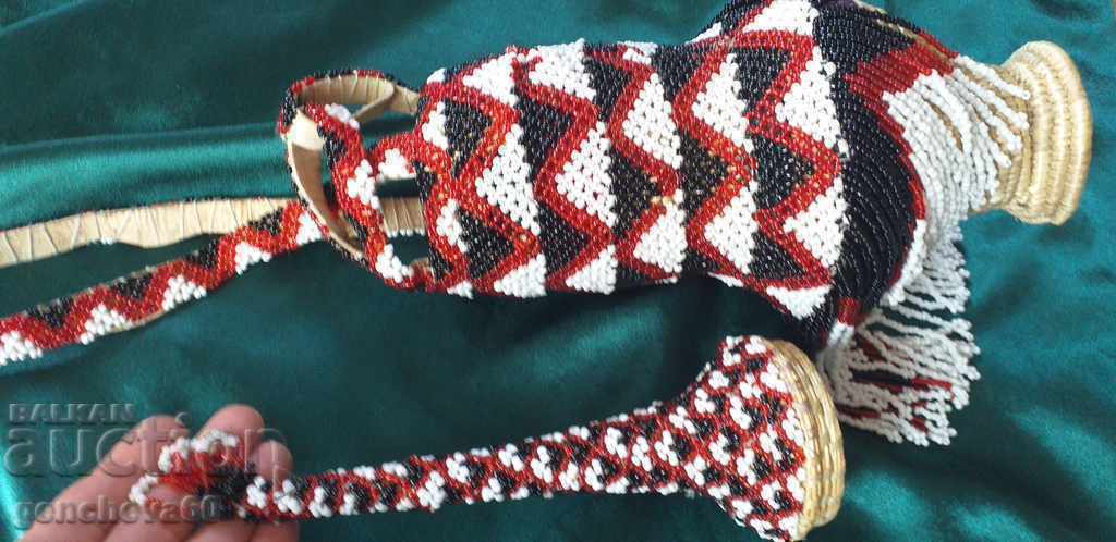 RARE Galama ART Beaded bottle with price € 30.00 | 58.68 BGN