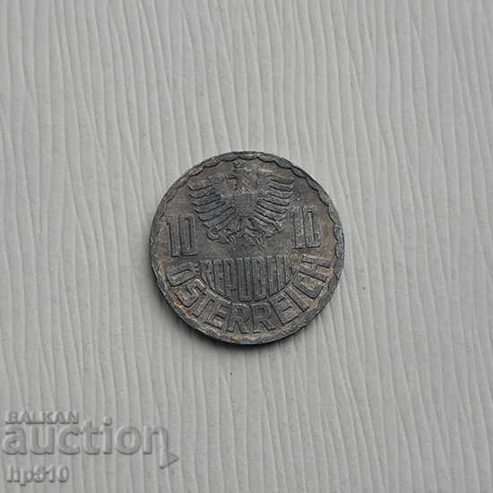 Austria 10 groschen 1973 with price 0.18 BGN | € 0.09 Austria 10 groschen 1973 with price 0.18 BGN | € 0.09