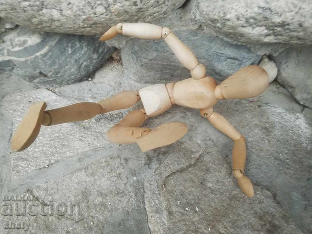 A wooden man with hinges. with price 35.00 BGN | € 17.90