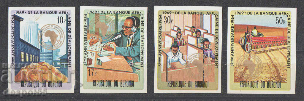 1969. Burundi. 5 years of the African Development Bank.
