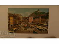 Αυστρία - καρτ ποστάλ του 1961 - προβολή από το Γκρατς - Ταξίδι