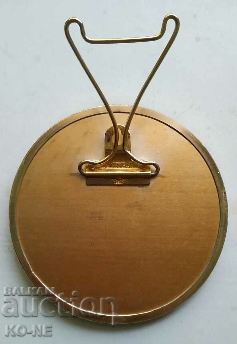 TABLE BRONZE PLAQUE LENIN - 5 TABLE BRONZE PLAQUE LENIN - 5