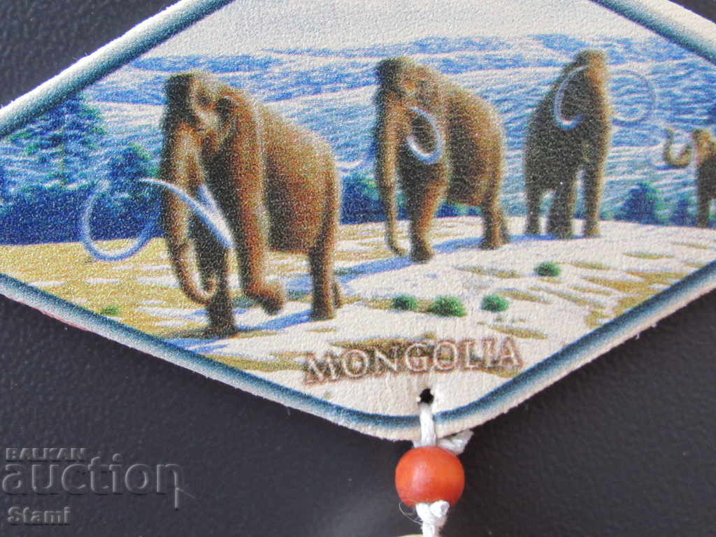 Genuine leather magnet from Mongolia-32 series - 5 Genuine leather magnet from Mongolia-32 series - 5