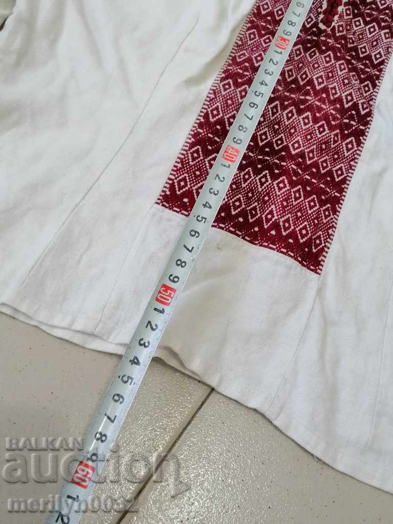 Children's woven shirt with Bulgarian embroidery folk costume embroidery - 5