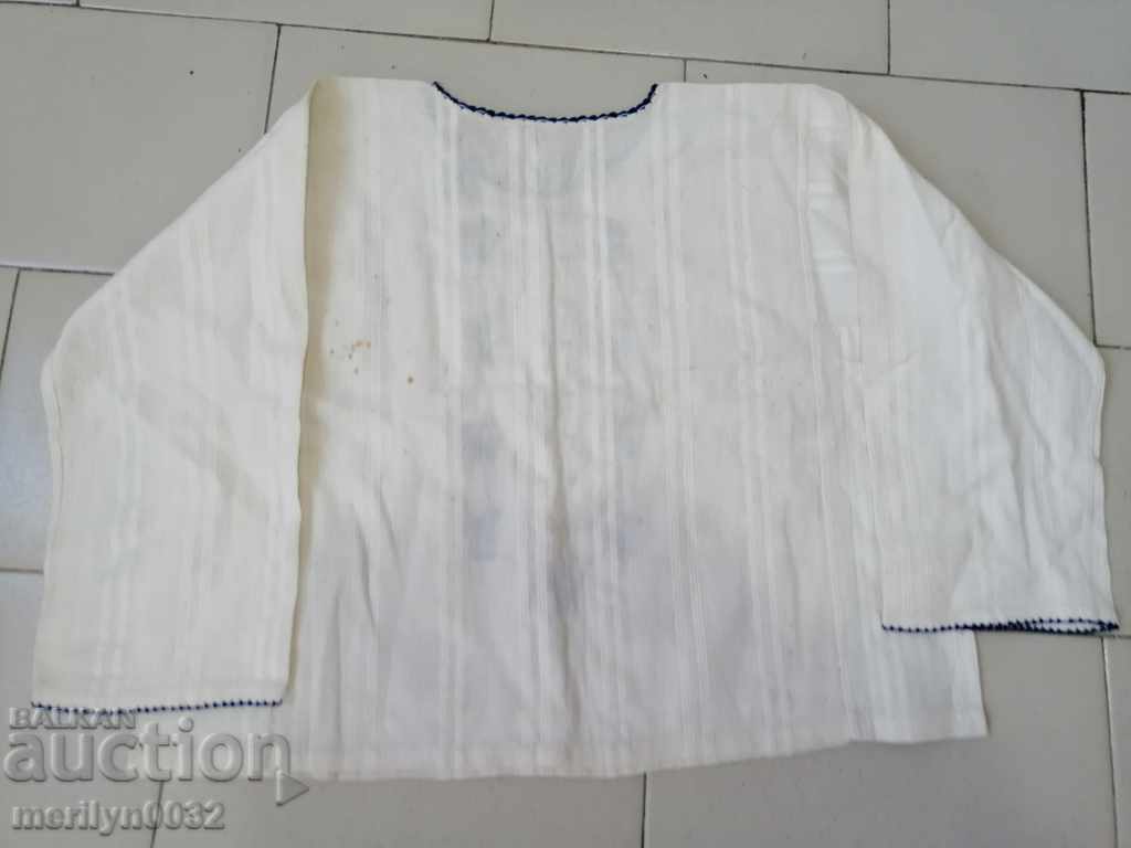 Auction Children's woven shirt with Bulgarian embroidery folk costume embroidery Auction Children's woven shirt with Bulgarian embroidery folk costume embroidery
