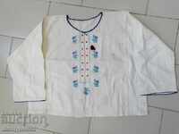 Children's woven shirt with Bulgarian embroidery folk costume embroidery