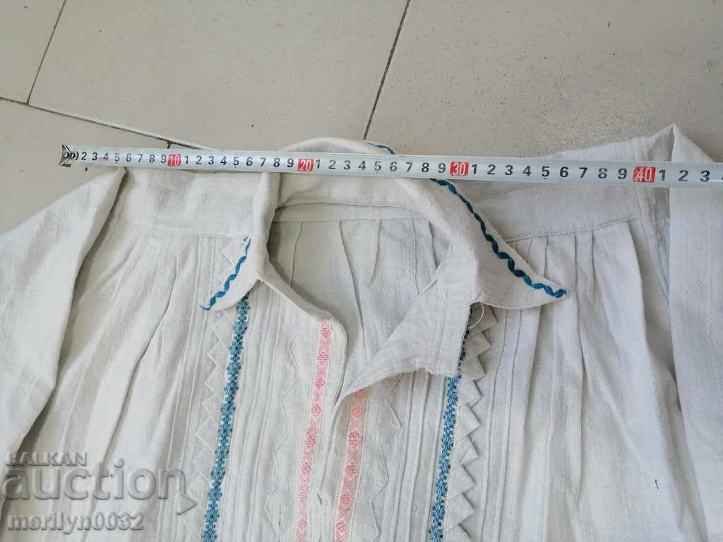 Youth woven shirt Bulgarian embroidery folk embroidery costume - 5 Youth woven shirt Bulgarian embroidery folk embroidery costume - 5
