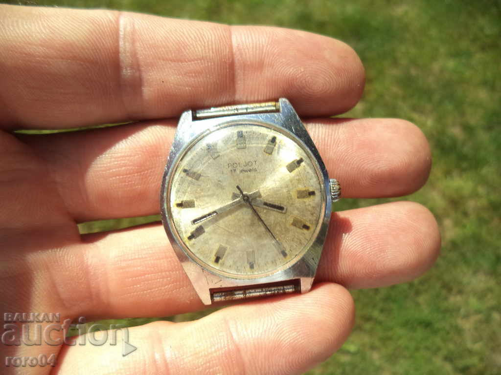 Auction  POLJOT - 17 JEWELS - MADE IN USSR