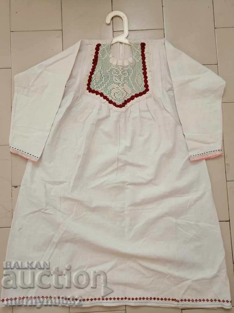 Old women's shirt hand embroidery chenar chaise costume sukman