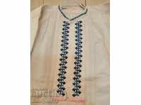 Мъжка тъкана риза българска бродерия народна носия шевица