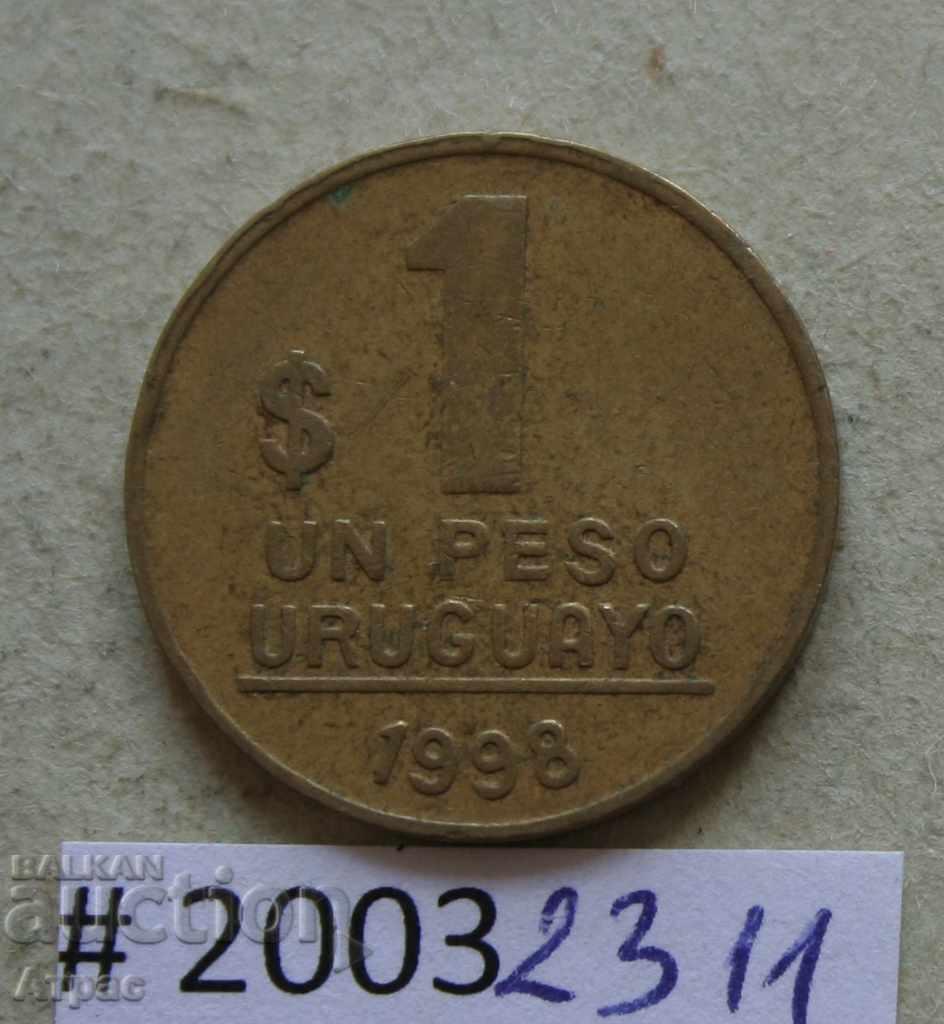 1 песо 1998  Уругвай
