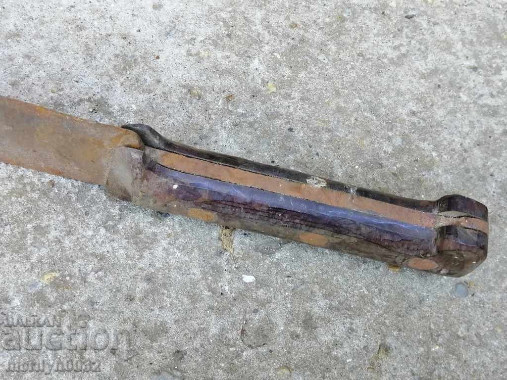 Auction Old forged knife, karakulak, blade Auction Old forged knife, karakulak, blade