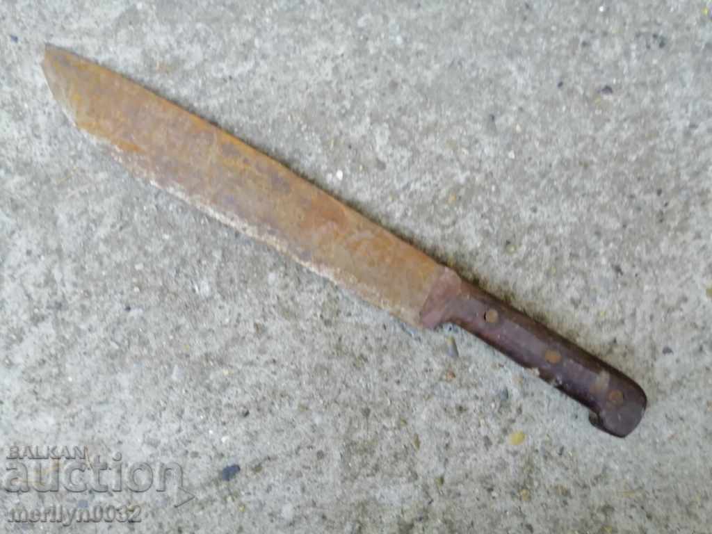 Old forged knife, karakulak, blade - 6 Old forged knife, karakulak, blade - 6