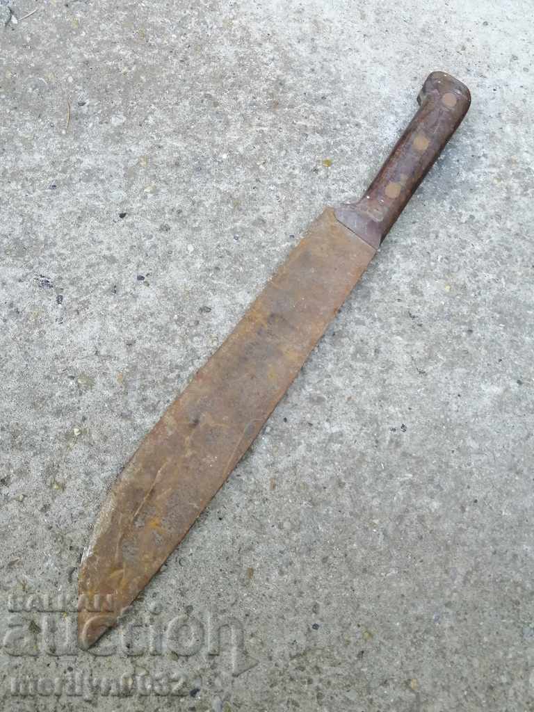 Old forged knife, karakulak, blade - 7 Old forged knife, karakulak, blade - 7