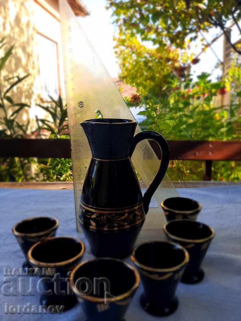 Old brandy service. - 6