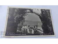 Postcard Varna Sea Garden 1957