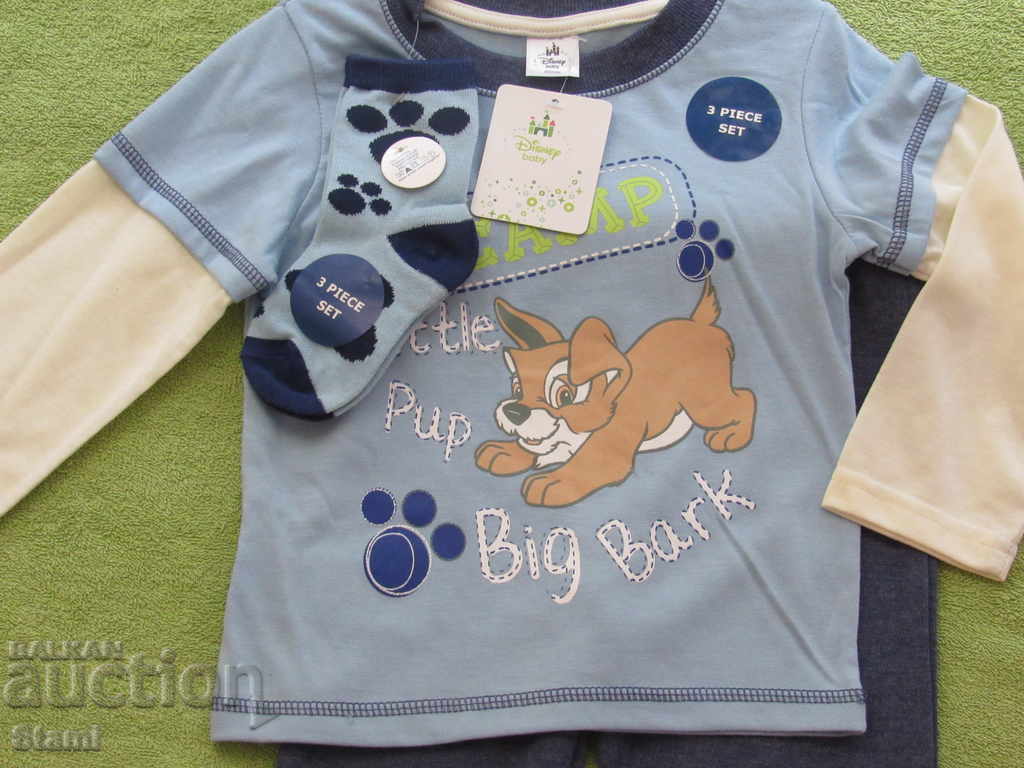Delivery of Set for a boy of 3 parts Disny, new, for 1 1 / 2- 2 years Delivery of Set for a boy of 3 parts Disny, new, for 1 1 / 2- 2 years