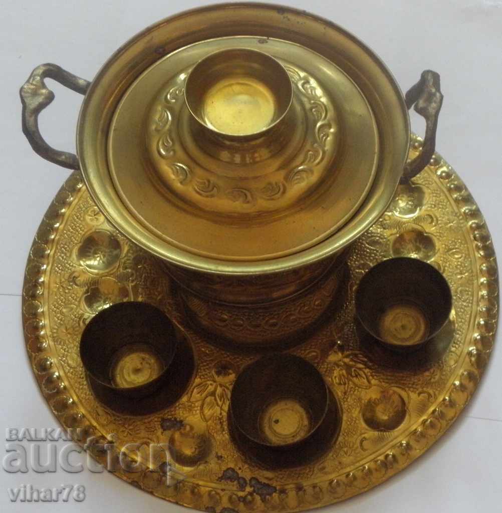 sugar bowl with cups and trays - 6 sugar bowl with cups and trays - 6