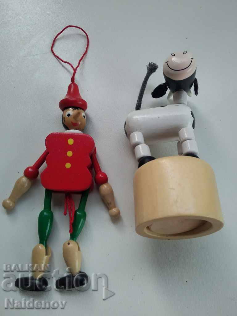Lot of wooden mechanical toys from Soca with price 20.00 BGN | € 10.23 Lot of wooden mechanical toys from Soca with price 20.00 BGN | € 10.23