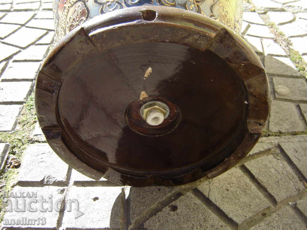 СТАРА РЪЧНО РИСУВАНА ПОРЦЕЛАНОВА НОЩНА ЛАМПА - 7 СТАРА РЪЧНО РИСУВАНА ПОРЦЕЛАНОВА НОЩНА ЛАМПА - 7