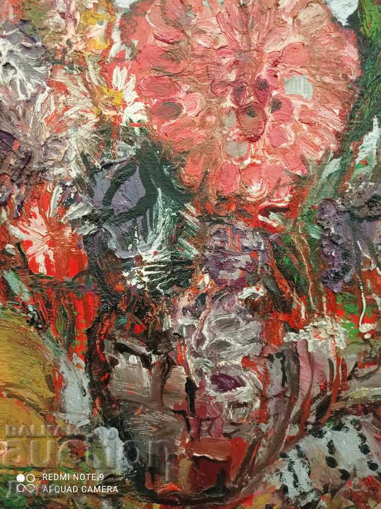 Auction  Vestalka Rangelova, Large oil PAINTING