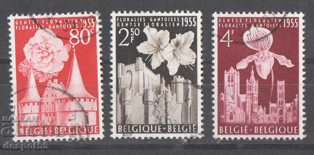 1955. Belgia. Sărbătoarea florilor Gandhi.
