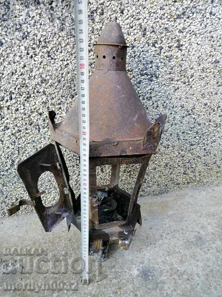 Delivery of Old flashlight from a graveyard for lighting candles Kingdom of Bulgaria Delivery of Old flashlight from a graveyard for lighting candles Kingdom of Bulgaria