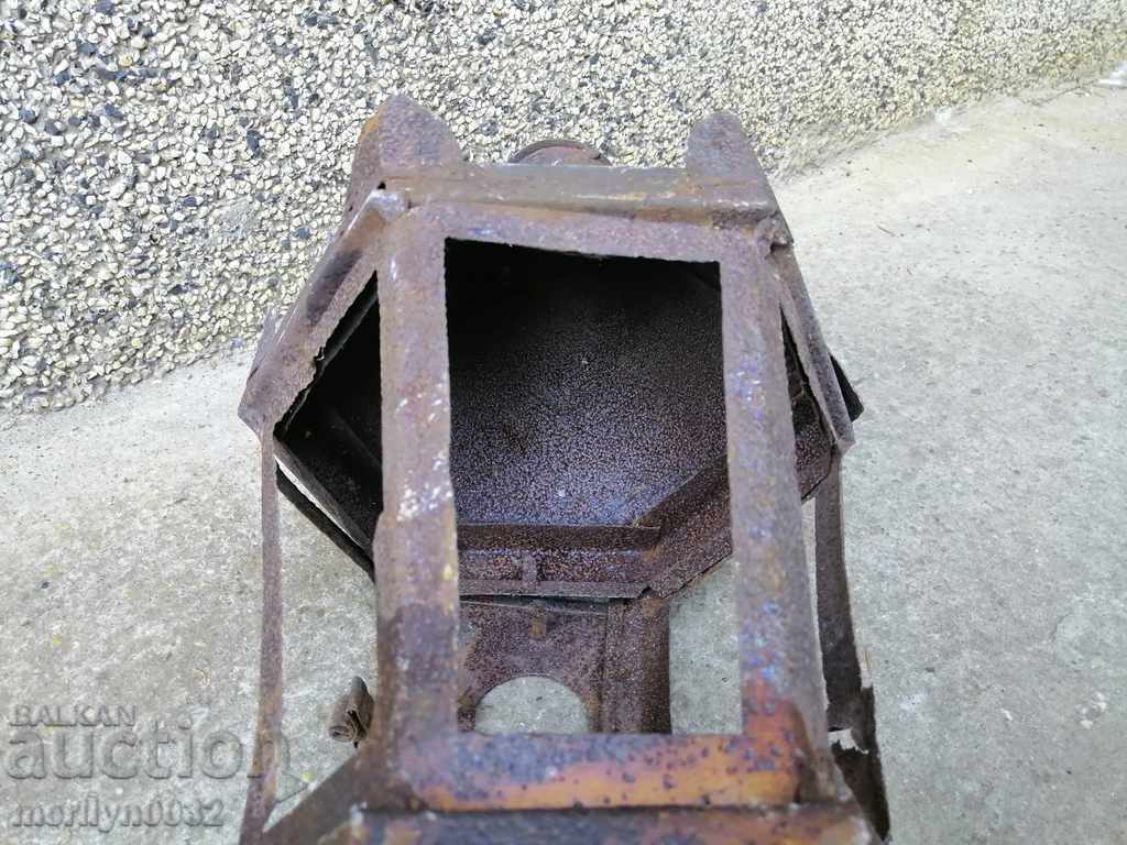 Old flashlight from a graveyard for lighting candles Kingdom of Bulgaria - 6 Old flashlight from a graveyard for lighting candles Kingdom of Bulgaria - 6