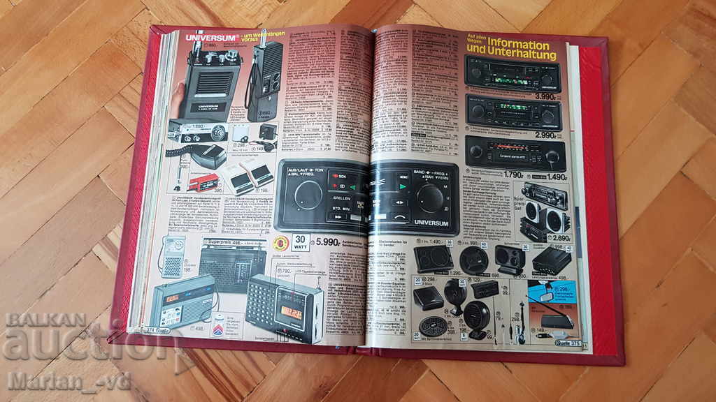 Auction Catalog Quelle 1980/81 Auction Catalog Quelle 1980/81