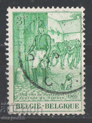1965. Βέλγιο. Ημέρα σφραγίδα του ταχυδρομείου.