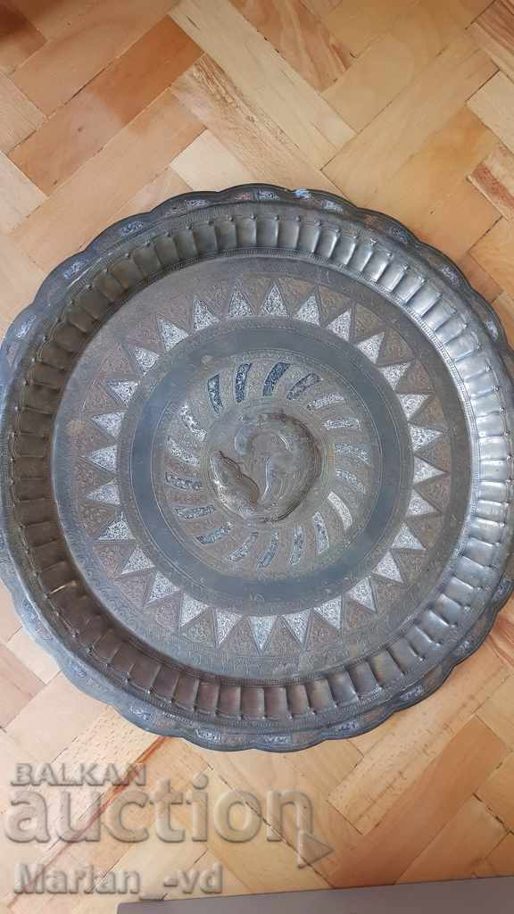 Ръчно гравирано медно пано с цена 200.00 лв. | € 102.26 Ръчно гравирано медно пано с цена 200.00 лв. | € 102.26