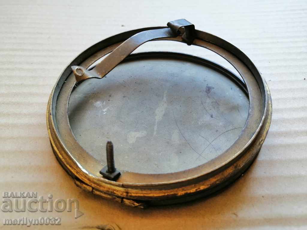 Бронзов венец без стъкло с капак от каминен часовник 19ти в - 7 Бронзов венец без стъкло с капак от каминен часовник 19ти в - 7