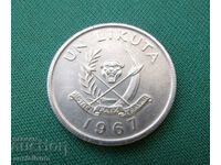 Congo 1 Likuta 1967 UNC Rare